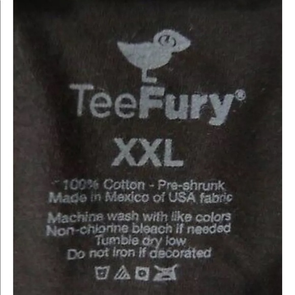 Teefury Mashup ET Pikachu Black Fitted Graphic T-Shirt 2XL Stretch Cotton New - Picture 5 of 5